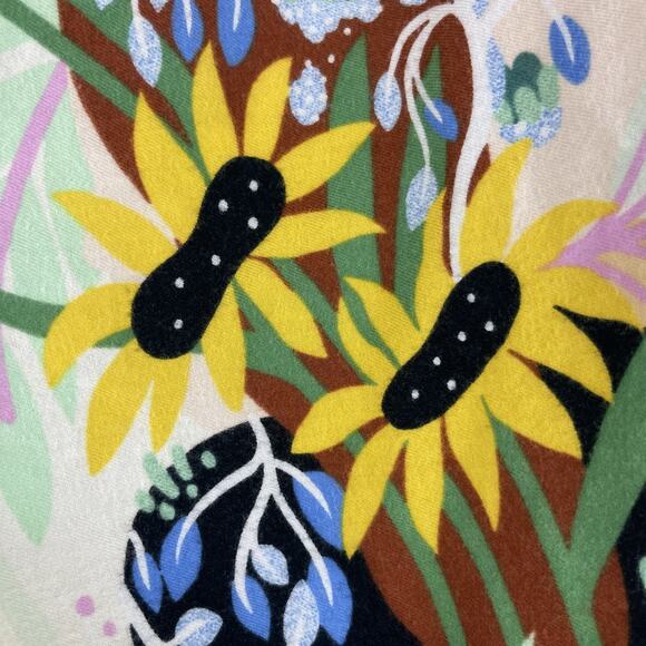 Anthropologie Marcos Navarro Flannel Sleep PJ Pants Womens Small Lounge Artsy - Picture 11 of 14